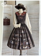 Miss Point German Bookshelf Daily JSK(Reservation/2 Colours/Full Payment Without Shipping)